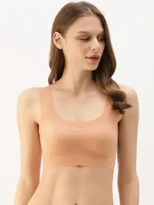 Wacoal Beige Solid Non-Wired Lightly Padded T-shirt Bra
