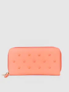 Caprese Star Women Coral Medium Wallet