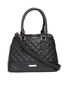 Lino Perros Black Quilted Handbag