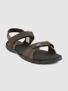 ADIDAS Men Brown Woven Design Elevate 2018 Ms Sports Sandals