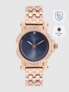 Carlton London Women Navy Analogue Watch CL009RBLB