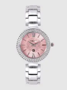 Carlton London Women Pink Analogue Watch CL024SPIS