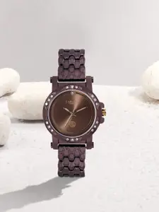 Carlton London Women Brown Analogue Watch CL009BBRB