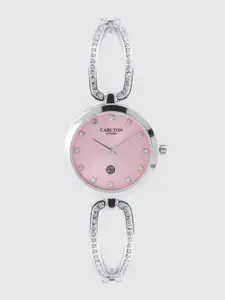 Carlton London Women Pink Analogue Watch CL017SLIS