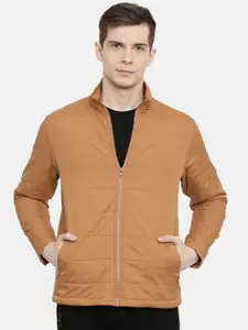 Parx Men Brown Solid Puffer Jacket