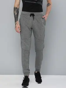 HRX by Hrithik Roshan Men Grey Solid Slim Fit Active Running Joggers