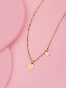Carlton London Rose Gold-Plated Necklace