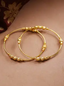 Priyaasi Set of 2 Antique Gold-Plated Handcrafted Bangles