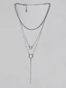 Accessorize London Women Stone Studded Layered Necklace