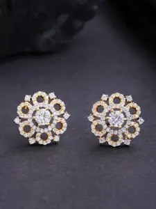 Priyaasi Gold-Plated Handcrafted Floral AD-Studs