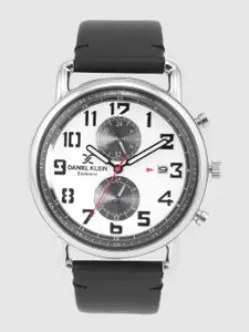 Daniel Klein Exclusive Men White Chronograph Watch DK12245-1