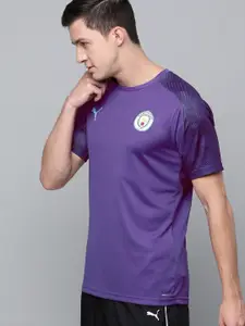 Puma Men Purple Manchester City Football T-shirt