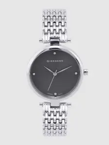GIORDANO Women Charcoal Grey Analogue Watch GD-4001-44