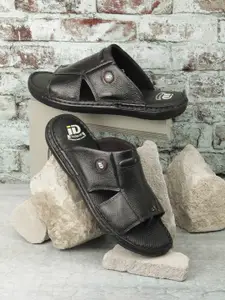 ID Men Black Comfort Sandals