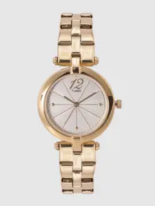 Timex Women Gold-Toned Analogue Watch TW000Z200