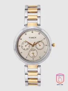Timex Women Ivory Multifunction Analogue Watch - TW000X213