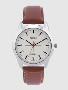 Timex Men Off-White Analogue Watch TW00ZR261E