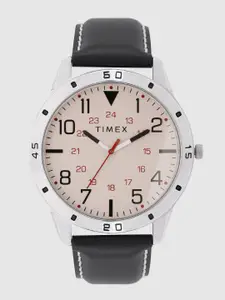 Timex Men Cream-Coloured Analogue Watch TW00ZR290E