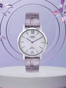 Timex Women Off-White Analogue Watch TWEL12600