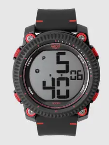 Helix Men Black Digital Watch TWESK0701T