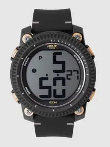 Helix By Timex Men Black Digital Watch TWESK0702T