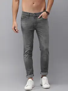 Roadster Men Grey Skinny Fit Mid-Rise Clean Look Stretchable Jeans