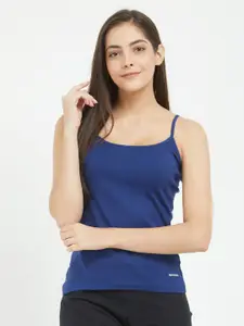 Fruit of the loom Women Blue Solid Camisoles