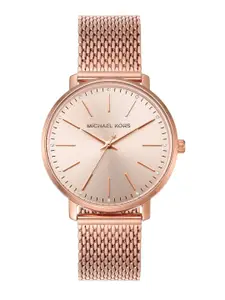 Michael Kors Women Rose Gold Analogue Watch MK4340