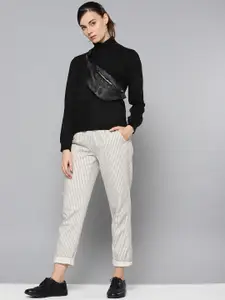 STREET 9 Women Black Solid Sweater
