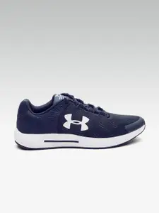 UNDER ARMOUR Men Navy Micro G Pursuit BP Running Shoes