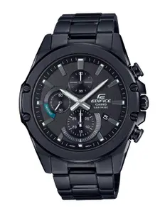 CASIO Men EDifice EFR-S567DC-1AVUDF Black Analog Dial Black Stainless Steel Band EX508