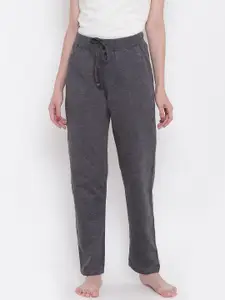 Sweet Dreams Women Charcoal Grey Solid Lounge Pants