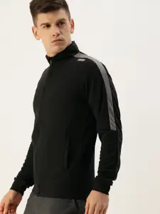 Proline Active Men Black Solid Sweatshirt