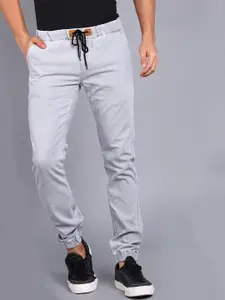 Urbano Fashion Men Grey Slim Fit Mid-Rise Clean Look Stretchable Jeans