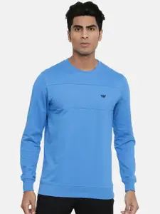 Wildcraft Men Blue Solid Sweatshirt