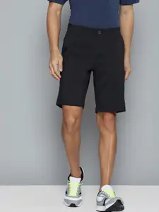 UNDER ARMOUR Men Black Showdown Solid Regular Fit Golf Shorts