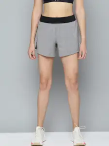 UNDER ARMOUR Women Grey Melange Launch SW 5'' Running Shorts