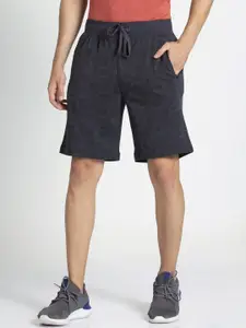 Jockey Men Charcoal Grey Solid Regular Fit Regular Shorts