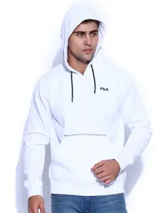 FILA White Porto Hooded Sweatshirt