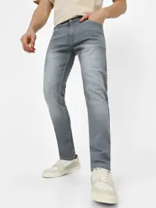 Urbano Fashion Men Grey Slim Fit Jeans