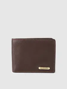 Hidesign Men Brown Solid Two Fold Leather Wallet