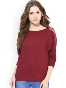 Miss Chase Maroon Top