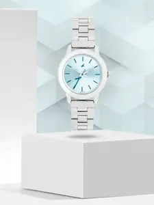 Fastrack Women Turquoise Blue Analogue Watch 68008SM07