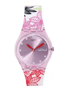 Swatch Transformation Women Pink Water Resistant Analogue Watch GP702