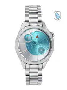 Fastrack Space-II Women Turquoise Blue Analogue watch 6193SM02
