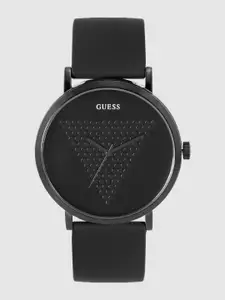 GUESS Men Black Analogue Watch W1161G2