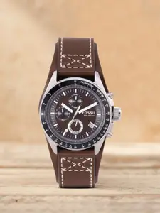 Fossil Men Coffee Brown Chronograph Watch CH2599