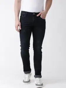 Celio Men Navy Blue Slim Fit Mid-Rise Clean Look Stretchable Jeans