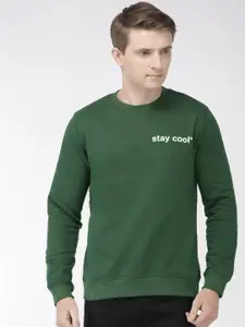 Celio Men Green Solid Sweatshirt