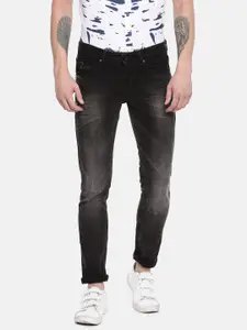 SPYKAR Men Black Skinny Fit Low-Rise Clean Look Stretchable Jeans